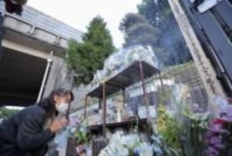 関越バス事故12年、犠牲者追悼　群馬・藤岡、再発防止を決意