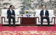 金杉駐中国大使と安徽省長会談　日本人ビザ免除再開要請