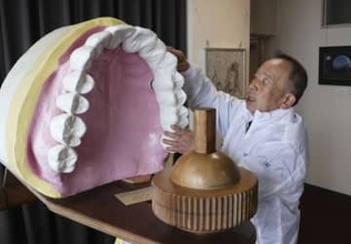 入れ歯5千個に圧倒、香川の異色美術館　歯とアートがテーマ「口福」願い