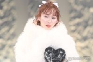 ばんばんざい・みゆ、ウェービー前髪×美脚見せコーデでガーリーな雰囲気纏う【サツコレ2025A/W】