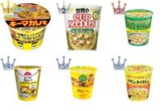 カレー味のカップラーメントレンド人気ランキング!