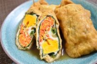 【新世紀ゆでたまご】生卵を詰めて煮る「油揚げの袋煮」作ってみた!だし汁シミシミ大優勝♪【農家直伝】