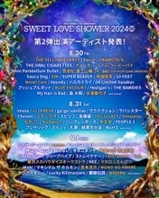 「SWEET LOVE SHOWER」第2弾アーティスト＆日割り発表　THE YELLOW MONKEY、宮本浩次、SiMなど27組