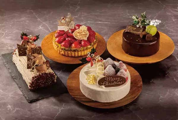 【ホテルグランヴィア和歌山】パティシエが贈るクリスマスケーキ4種 大人な栗のブッシュドノエルから定番ケーキまで 聖夜を華やかに彩るクリスマス 11月1日よりご予約開始
