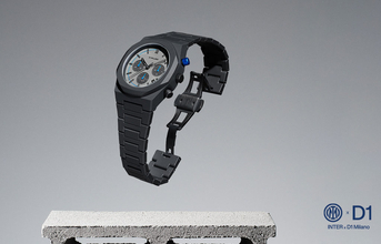 王者インテルと『D1 MILANO』コラボ限定の腕時計が登場 「創造性の都市ミラノ」がテーマのブラックモデル
