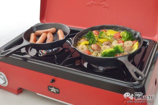 おしゃれでポップなカマド風! おうちのベランダでも大活躍『センゴクアラジン ポータブル ガス カセットコンロ kama-do』でアウトドア気分を楽しんでみた!