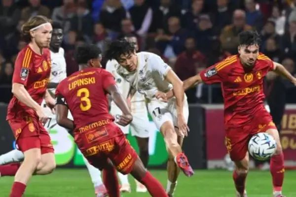 ブラジル戦から中2日、中村敬斗がリーグで2戦連発!…スタッド・ランスは終盤被弾でドロー