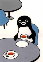 Suicaのペンギンの作者・坂崎千春さんの展示「ペンギン喫茶」が伊勢丹新宿店で開催中