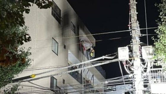 22台の消防車などが出動