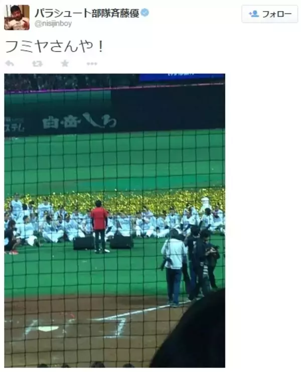 ソフトバンクホークス、CS勝利に藤井フミヤが生ライブ。「次は日本一だー！」