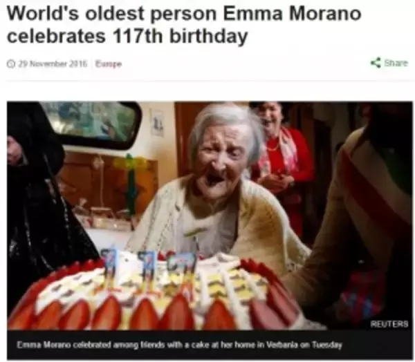 世界最高齢の女性　117歳に　長生きの秘訣は卵！（伊）