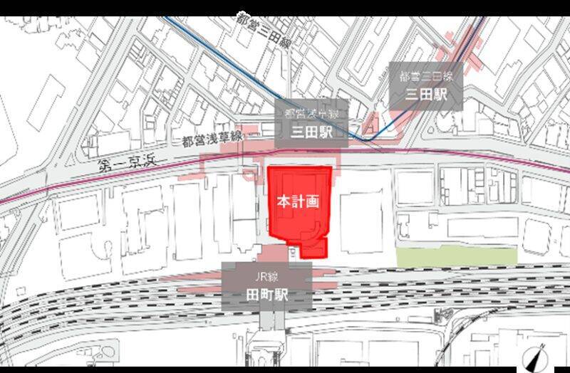 JR田町駅&三田駅に”地上125mの新ランドマーク” が!駅前ロータリーやスクランブル交差点整備&地下通路バリアフリー化など実施