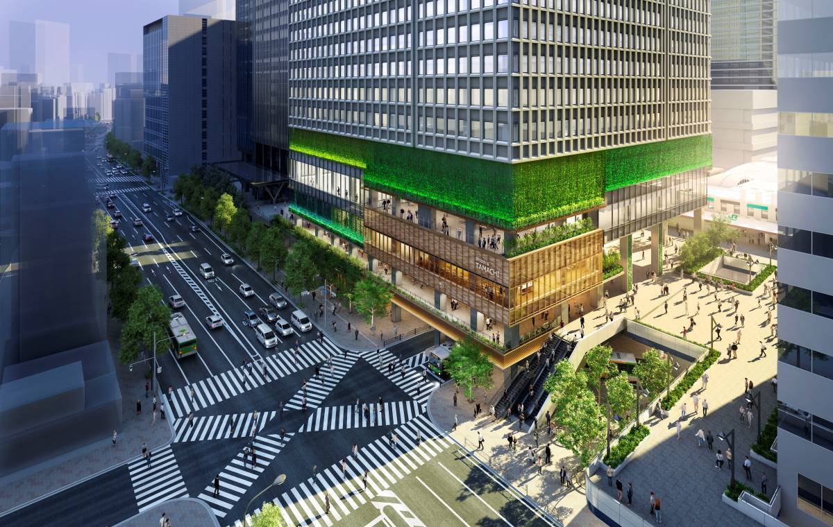 JR田町駅&三田駅に”地上125mの新ランドマーク” が!駅前ロータリーやスクランブル交差点整備&地下通路バリアフリー化など実施
