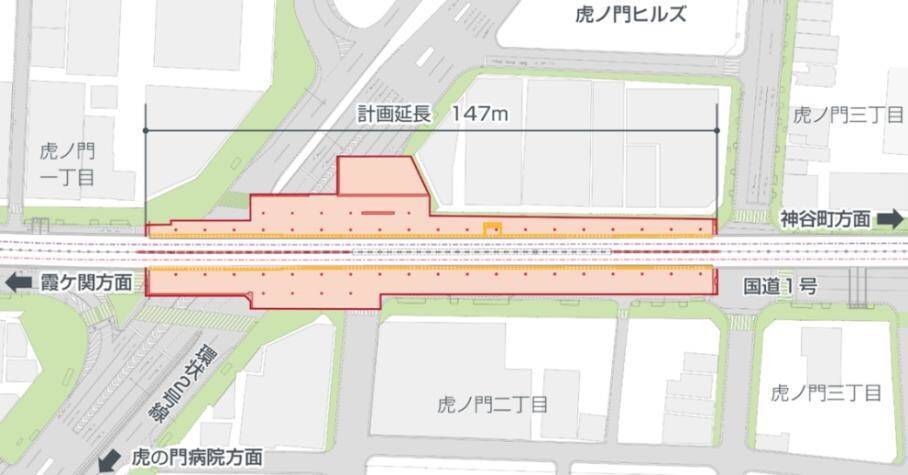 東京メトロ 建設中新駅「虎ノ門ヒルズ駅」報道公開
