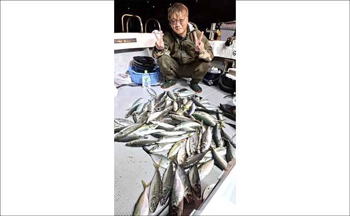 【沖のルアー釣果速報】ティップランでアオリイカ船中23匹!サオ頭は7匹をマーク(三重)