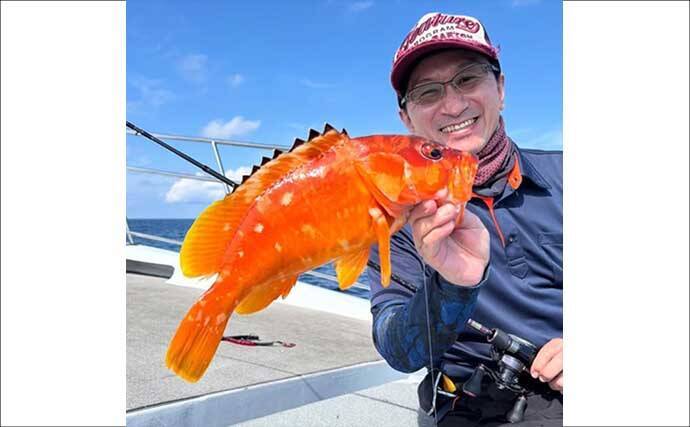 【沖のルアー釣果速報】タイラバで好ゲスト!玄界灘にイシガキダイ現る(福岡)