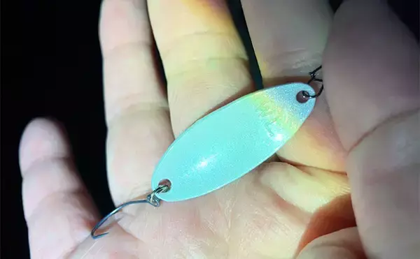 「エリアトラウトのナイター釣行を3色のカラーだけで攻略してみた【神奈川】」の画像