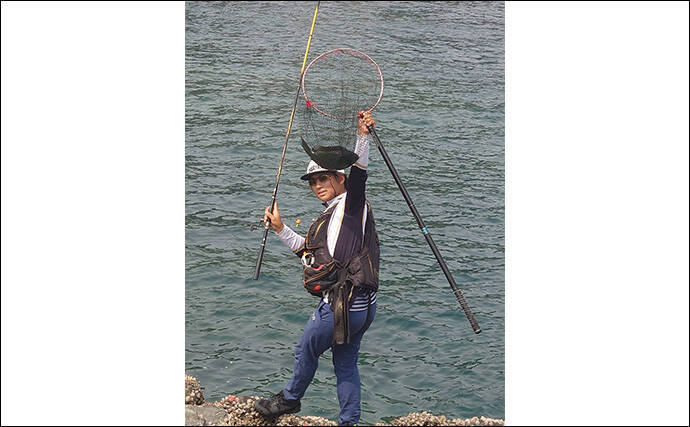 人気沖磯でフカセ・エギング・ロックゲームの欲張り釣行【大分】本命3魚種と対面成功