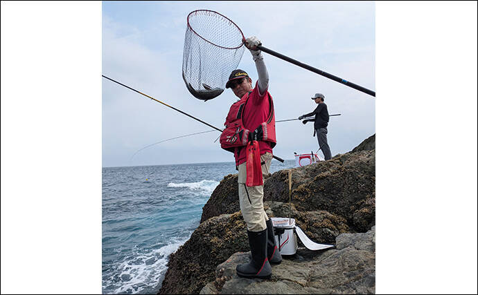 人気沖磯でフカセ・エギング・ロックゲームの欲張り釣行【大分】本命3魚種と対面成功