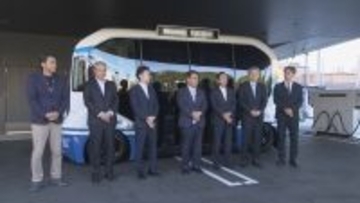 次世代電動バス「e-Palette」試乗会 愛知が全国に先駆け導入 無料で定期運転へ