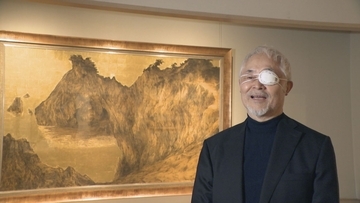静と動を巧みに表現　日本画家・木村光宏さんの絵画展始まる
