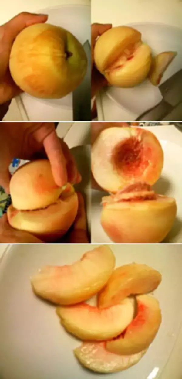 検証！　桃の美しい切り方＆剥き方
