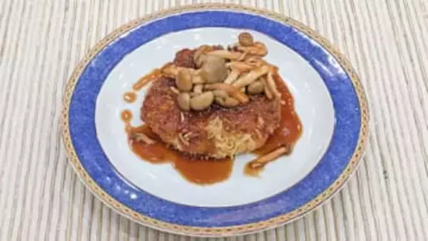 『ソースを使ったおすすめレシピ』絶品コクうま!【かぼじゃがコロッケ・バターソース】