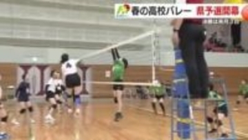 春の高校バレー 鹿児島県予選開幕 決勝は11月3日
