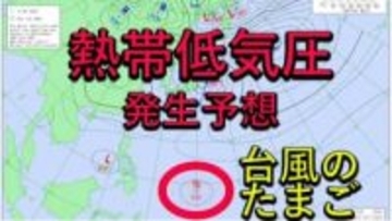 台風のたまご(熱帯低気圧)が発生予想 週末は爆弾低気圧で大荒れのところも【雨風シミュレーション】