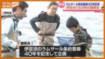 ラムサール条約に登録される「伊豆沼」 自然の豊かさ感じる生き物観察会 宮城