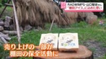 “荒廃の危機”棚田を「アイス」で守る取り組み RADWIMPS・山口智史さん