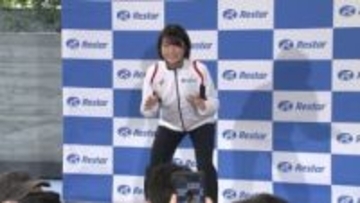 【レスリング】公式戦145連勝中 藤波朱理がレスター入社 久々のスーツに「階級上げて、きつくなった…」