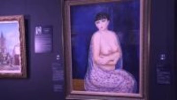 ”疑惑の渦中”の作品が展示されていた…鏡野町で展示中のモイズ・キスリング作「モンパルナスのキキ」“贋作疑い”科学分析へ【岡山発】