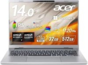 Ryzen AI 7 250搭載の14型モバイルノート、日本エイサーから