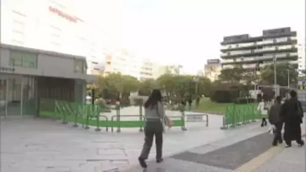 今年のハロウィーンも警固公園は封鎖 柵を設置 29日からは「一人一花オータムフェス」も開催 29日~来月2日まで午後5時以降の公園への立ち入りを禁止に