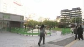 今年のハロウィーンも警固公園は封鎖 柵を設置 29日からは「一人一花オータムフェス」も開催 29日~来月2日まで午後5時以降の公園への立ち入りを禁止に