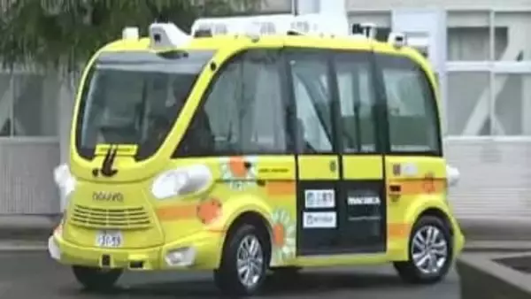 三豊市で1日から自動運転バスの2回目の実証運行 「レベル2」信号の色も自動認識する高度な技術で【香川】