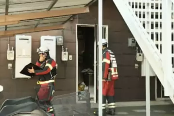 岡山・北区 アパートの一室焼く 焼け跡から女性の遺体、住人か