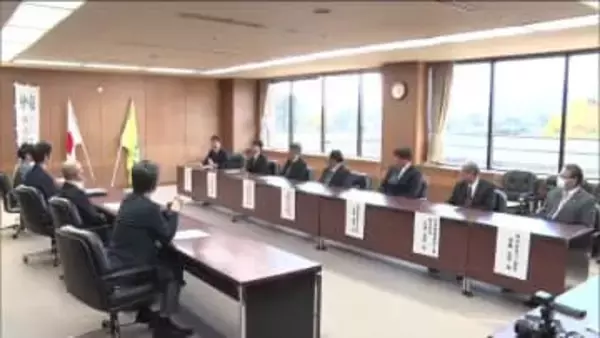 クマ被害周辺の小学校でパトロール 建設業協会に市長が感謝 那須塩原市