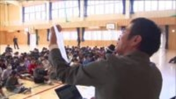 食べ物大切に 梨農家らが地元の小学校で出前講座 宇都宮市