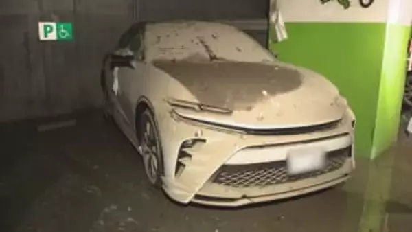 記録的大雨で車274台が水没した駐車場 浸水対策の訓練を6年間怠る 当日の警報を職員が知らなかった事も判明