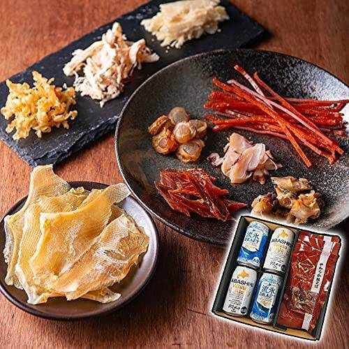 ビールおつまみセット ギフト 北の匠味 北海道 (網走ビールと おつまみ ) 鮭とば 貝柱 つぶ貝 ほっけ ジャーキー