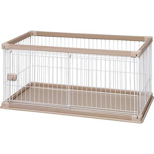 アイリスオーヤマ ウッディサークル ナチュラル ペット用 幅120cm×高55.5cm