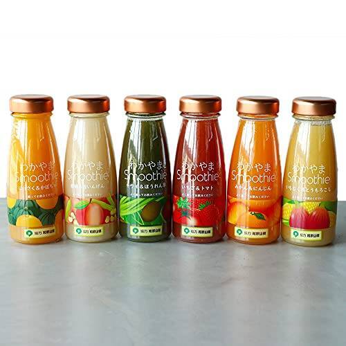 ふみこ農園 スムージー ドリンクギフト わかやま国産野菜と和歌山フルーツのスムージー 6本入(12種の野菜と果実入 てんさい糖、寒天、マンナン使用)