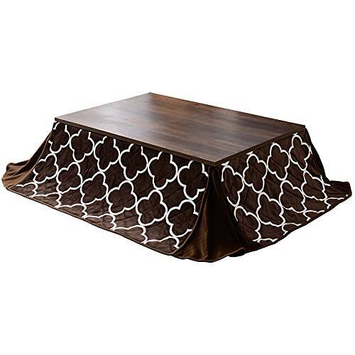 アイリスプラザ こたつ コタツ 炬燵 こたつ布団 長方形 こたつセット こたつテーブル 新ヴィンテージコタツ 120×80cm 布団セット ブラウン SJ-K10-IRBR