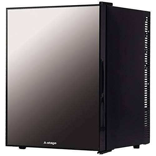 A-stage 40L 1ドアノンフロン冷蔵庫 ブラック AR-40L01MG