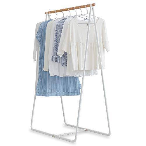 アイリスオーヤマ 洗濯物干し 室内物干し おしゃれ コンパクト収納 軽量 約3人用 ナチュラル物干し 幅約94.5×奥行約53.5×高さ約148.0cm NRMH-950B