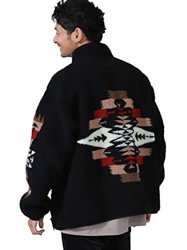 (ビーミング ライフストア by ビームス)B:MING LIFE STORE by BEAMS / ブルゾン PENDLETON × B:MING by BEAMS 別注 ボア ミドルコート メンズ BLACK L