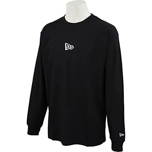 ニューエラ(NEW ERA) 長袖ウォーム Tシャツ フラッグロゴミニ 12855365 (ブラック/LL/Men's、Lady's)