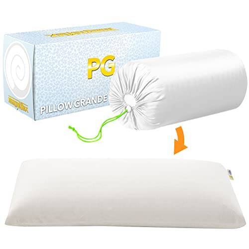 マニフレックス 高反発 枕 ピローグランデ 【公式】イタリア製 一流ホテル仕様 安眠 快眠 熟睡 まくら 高反発枕 【3年保証】 しあわせの枕 体圧分散 頸椎 サポート ぴったりフィット 70x45x12cm ラグジュアリーサイズ トラベルロール付